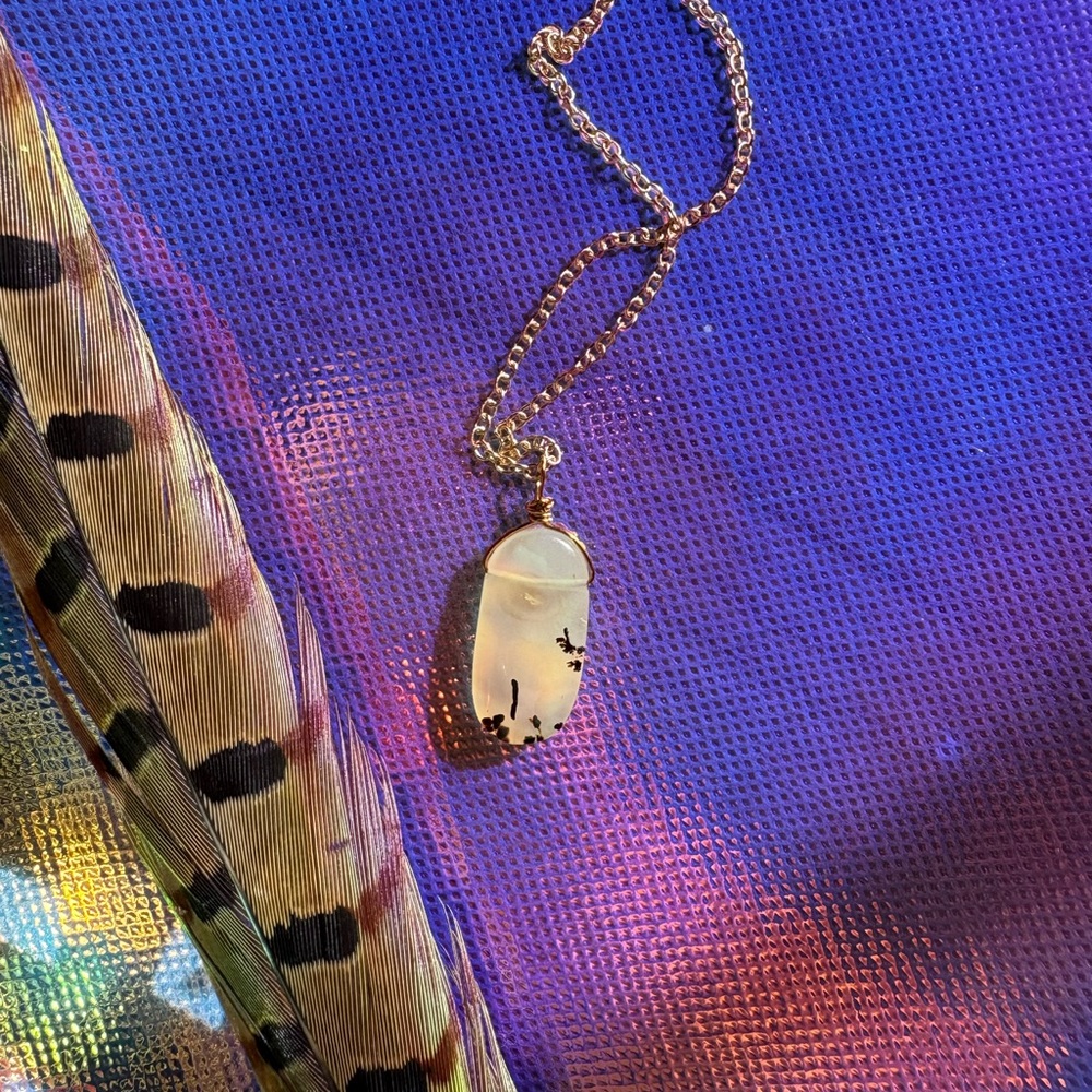 Montana Moss Agate Necklace